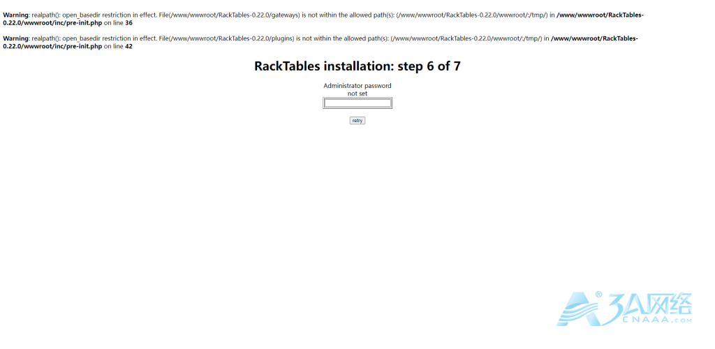 Centos 7.9 宝塔面板下安装开源IDC机房资产管理系统-Racktables