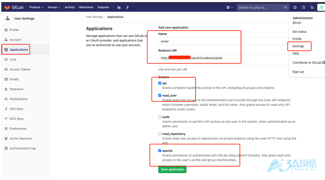 SonarQube支持Gitlab授权登录