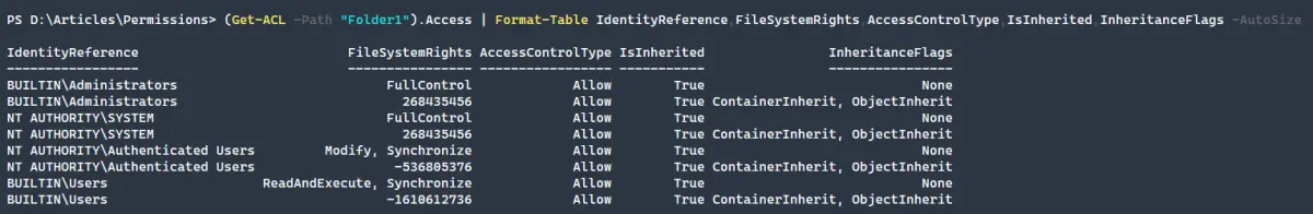 使用PowerShell管理文件访问权限