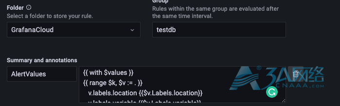Grafana如何自定义告警消息
