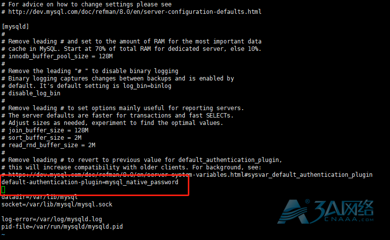 Centos7下配置mysql8.0.20