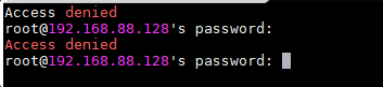 root用户 ssh远程登录 提示access denied