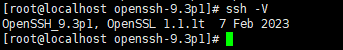 OpenSSH_9.3p1 升级到 OpenSSH_9.5p1