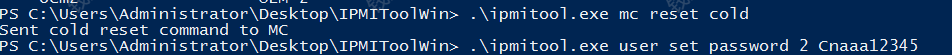 windows使用ipmitools管理ipmi